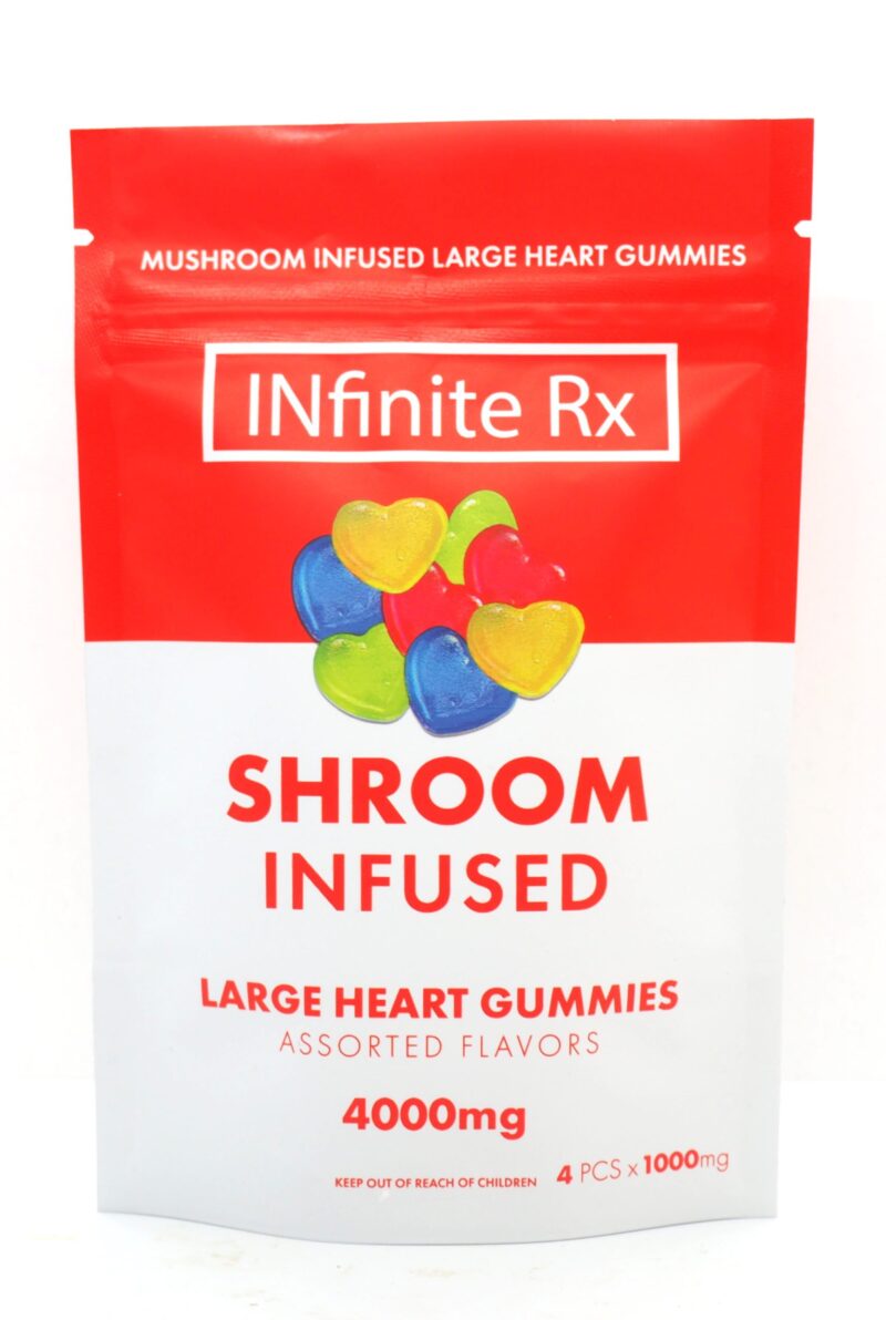 INfinite Rx paddo infused grote hart gummies Edibles (4000mg)